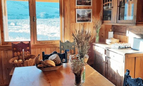 Kitchen at Estancia Quilmahue